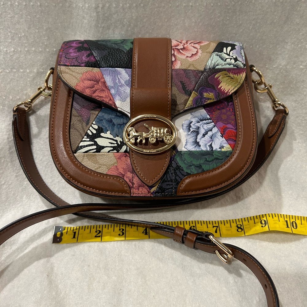 Beautiful COACH Purse Designed by Kaffe Fassett! In like new condition.